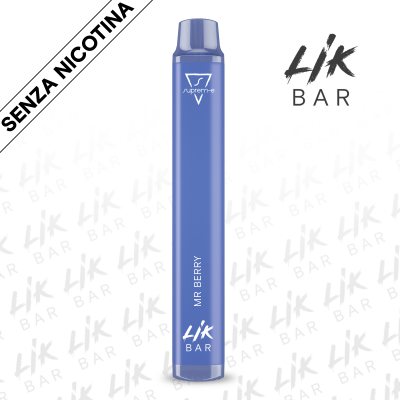 LIK BAR - Mr Berry - Senza Nicotina - Sigaretta Elettronica Usa e Getta By Suprem-e