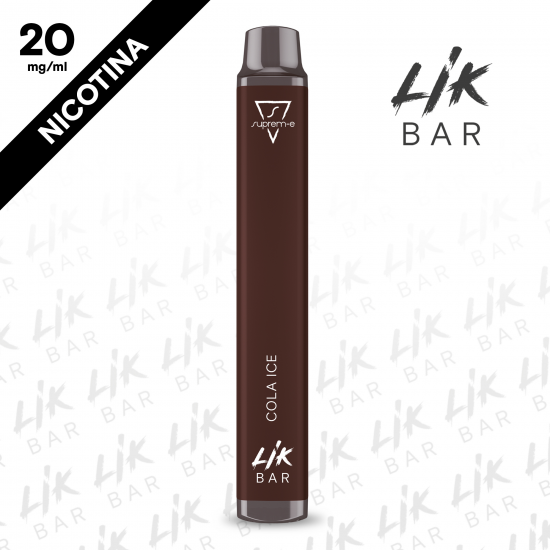 LIK BAR - Cola Ice - Nicotina 20 - Sigaretta Elettronica Usa e Getta By Suprem-e