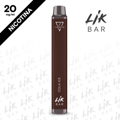 LIK BAR - Cola Ice - Nicotina 20 - Sigaretta Elettronica Usa e Getta By Suprem-e