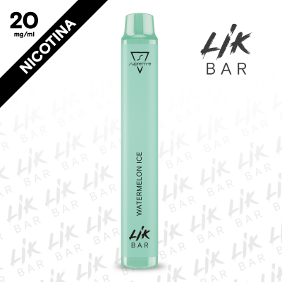 LIK BAR - Watermelon Ice - Nicotina 20 - Sigaretta Elettronica Usa e Getta By Suprem-e