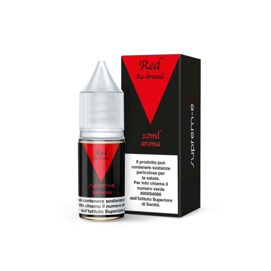 Aroma Sigaretta Elettronica Red Re-brand 10ml by Suprem-e al gusto di TABACCO SCURO