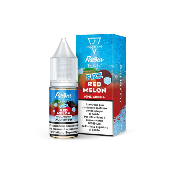 Aroma Sigaretta Elettronica Fizz Red Melon 10ml by Suprem-e al gusto di Melone, Anguria, fragola, ghiaccio.